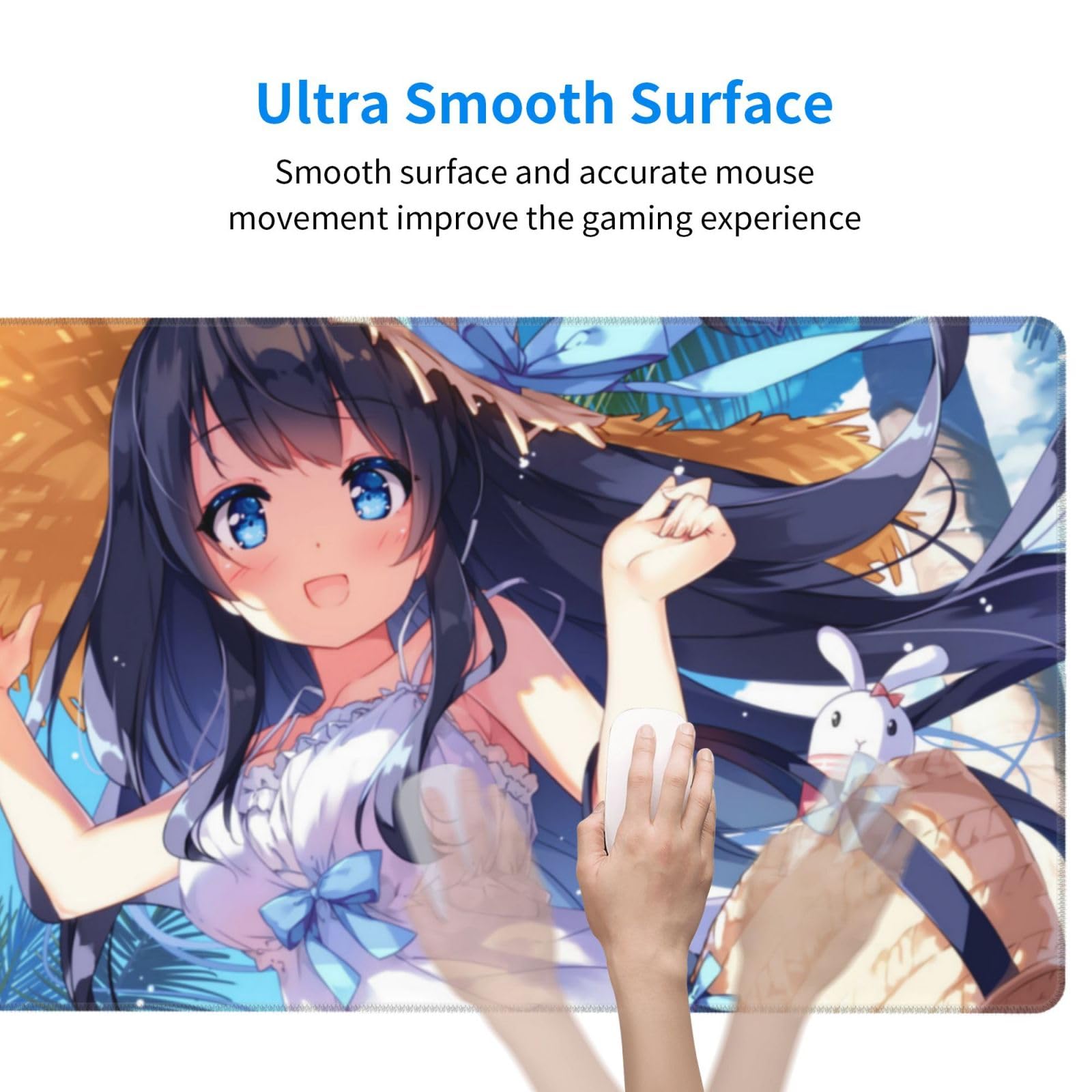 Amazon.co.jp：デスクマット サマー ドレス 女の子 イラスト 大型